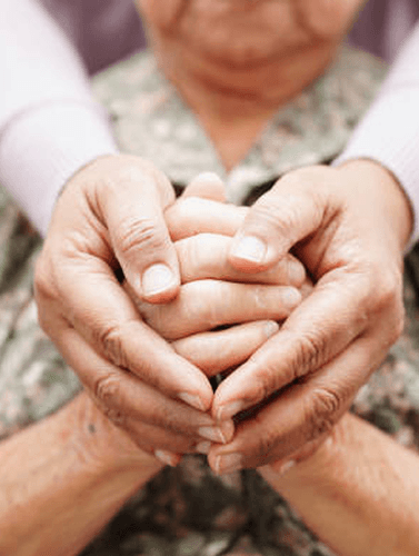 Caring hands