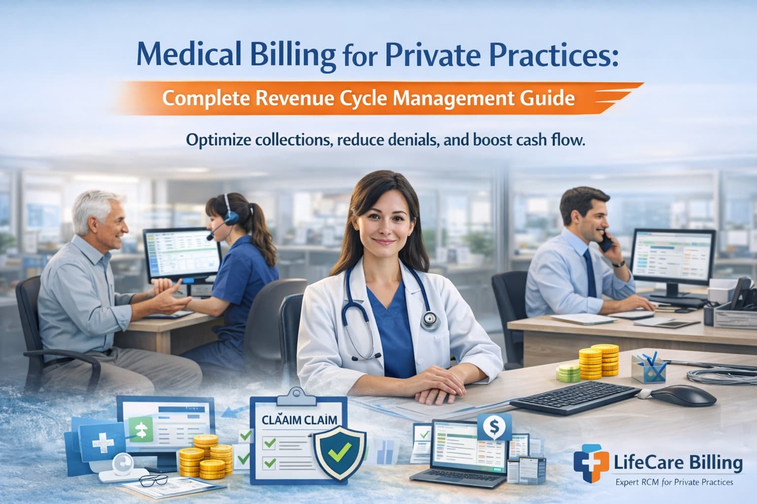 Medical Billing for Private Practices: Complete RCM Guide | LifeCare Billing