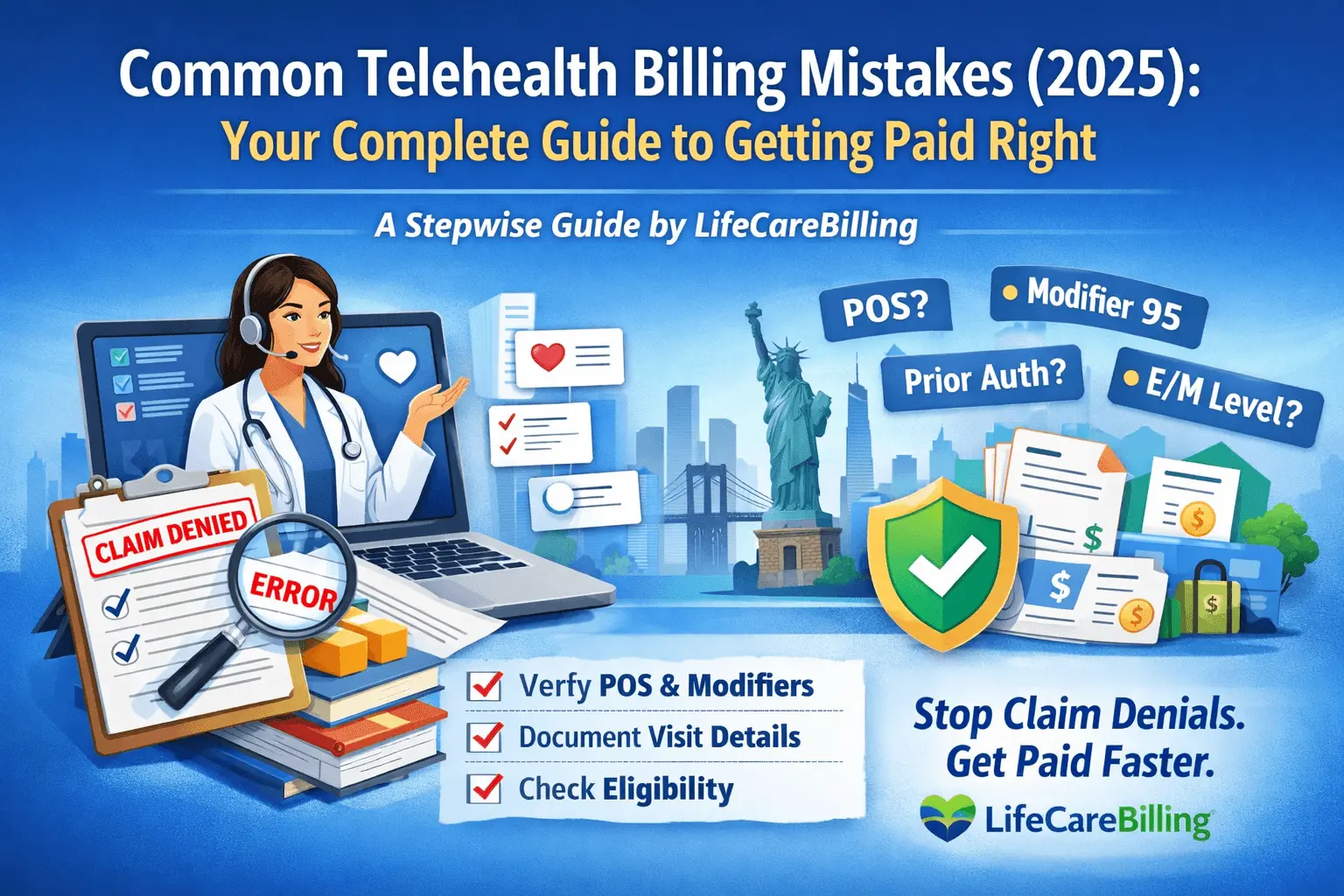 Common Telehealth Billing Mistakes (2026): Your Complete Guide to Getting Paid Right | LifeCareBilling